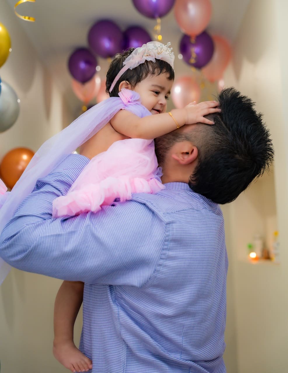 1st birthday, pastel balloons, photo 6 of 9