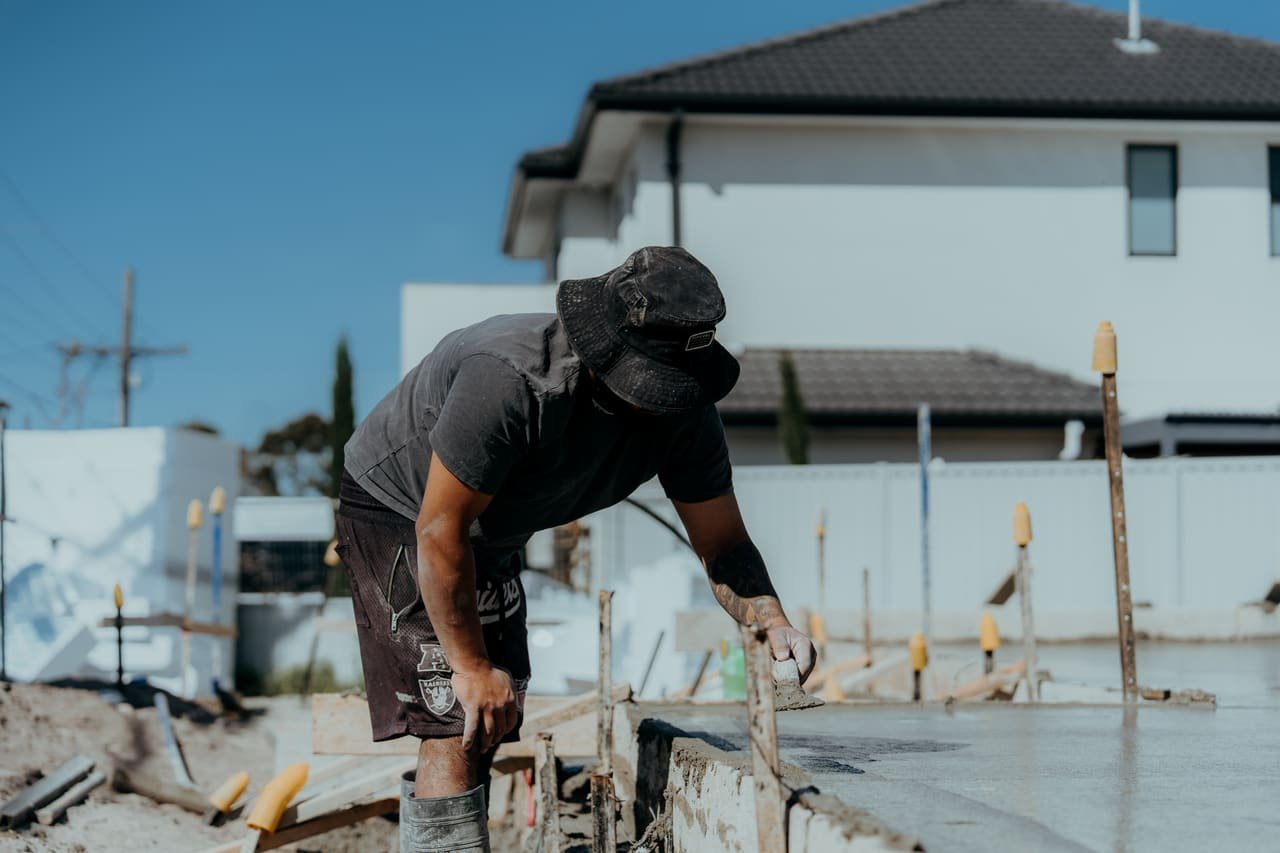 Construction, concrete pour, photo 13 of 13