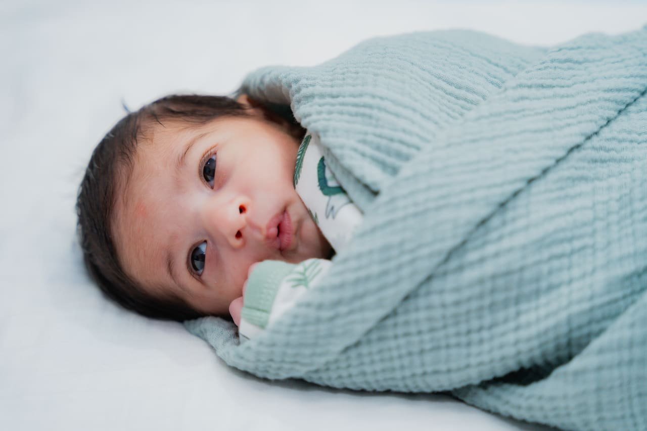 Newborn at home — cover photo