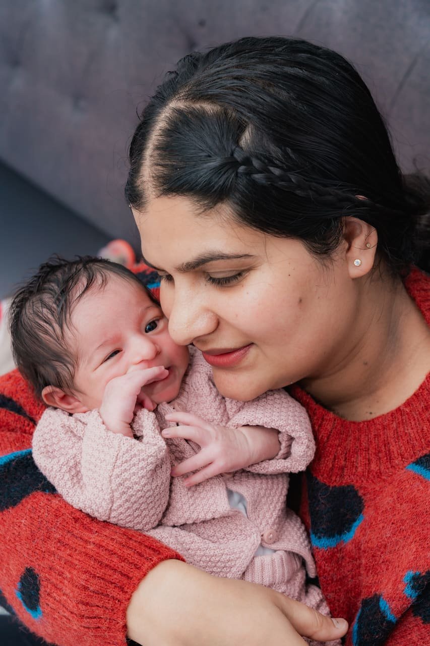 Newborn at home, photo 5 of 18